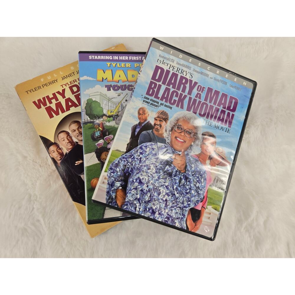 Tyler Perry 3 Movie DVD Bundle | Madea | Why Did I Get Married | DVD Lot